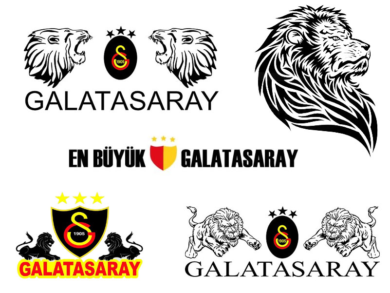 Galatasaray Wandtattoo