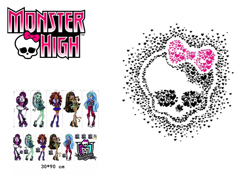 Wandtattoo Monster High