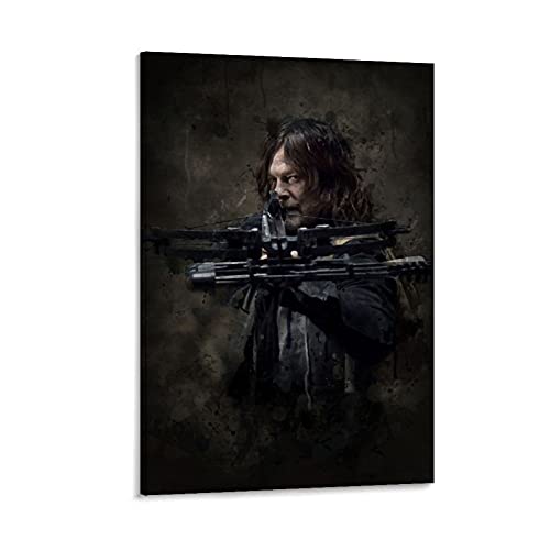 Daryl Dixon Walking Dead TV-Show Poster Leinwand Kunst Bild Home Decor Poster für Wohnzimmer Wand ästhetisch 30 x 45 cm