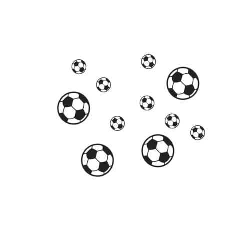 ANDRESLAD Fußball Wandaufkleber Für Kinderzimmer Kreative Wanddekoration Für Wohnzimmer Und Schlafzimmer Selbstklebendes Wandtattoo Für Jungen Moderne Deko Für Jugendzimmer