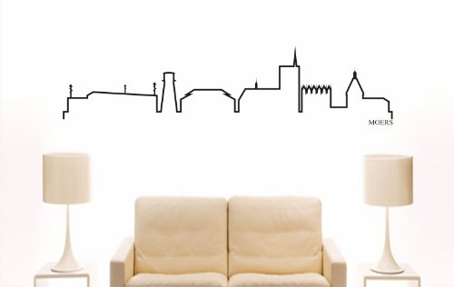 INDIGOS UG - Wandtattoo Wohnzimmer - 80x19 cm - Dekoration Küche Bad Büro Hotel - Wandaufkleber Kinderzimmer - Wandsticker Küche Büro Badezimmer