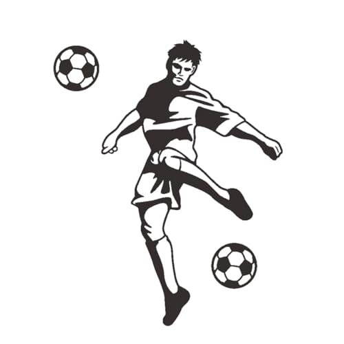MOBUTOFU Tapeten Fußball Wandtattoo Fußball Wandbild Wandtattoo Hause Wandtattoo Fußball Sport-vinyl-wandtattoos Wandtattoo Fußballspieler Fußball-vinyl-aufkleber Wandgemälde
