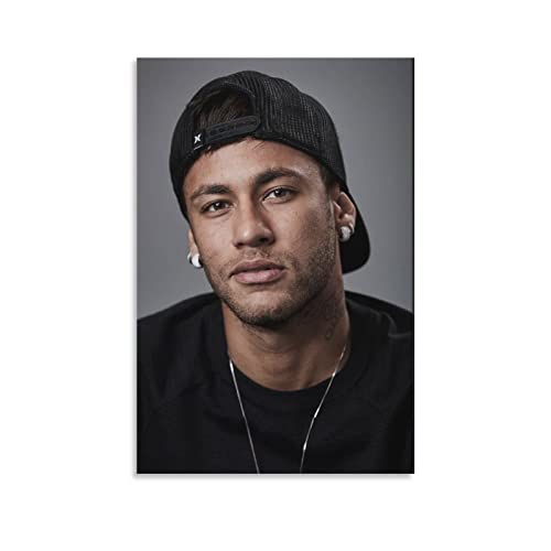 Persimmon Neymar Jr 2023 Fußball-Kunstwerke, Bilddruck, Poster, Wandkunst, Gemälde, Leinwand, Dekoration, Heimposter, 60 x 90 cm