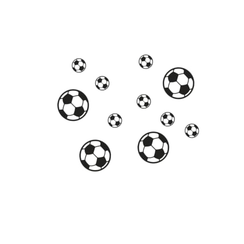 OSALADI Fußball Wandtattoo Für Kinderzimmer Und Wohnzimmer Kreative Wanddekoration Abnehmbarer Wandaufkleber Für Jungen Schlafzimmer Größe Modernes Design
