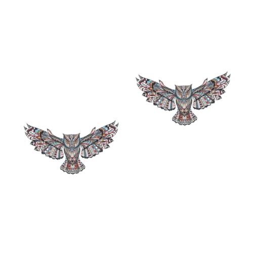 ibasenice 2stücke Wandtattoo Eule Für Wohnzimmer Und Schlafzimmer Abnehmbare Wandsticker Aus Vinyl Wasserfest Und Einfach Anzubringen Zur Dekoration Von Glatten Oberflächen