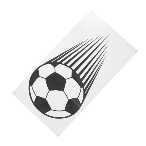KITANDOVE Abnehmbarer Wandaufkleber Fußball Wandkunst Fußball-hintergrund Fußballtür Fußball Wandtattoo Abnehmbare Aufkleber Entfernbare Wandaufkleber Eckbrotkasten Snf Fußball Black
