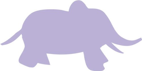 WANDTATTOO / Wandsticker flieder w050 Elefant Afrika 80x40 cm