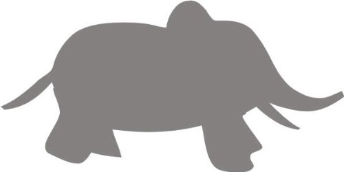 WANDTATTOO / Wandsticker Glasdekorfolie w050 Elefant Afrika 96x47 cm