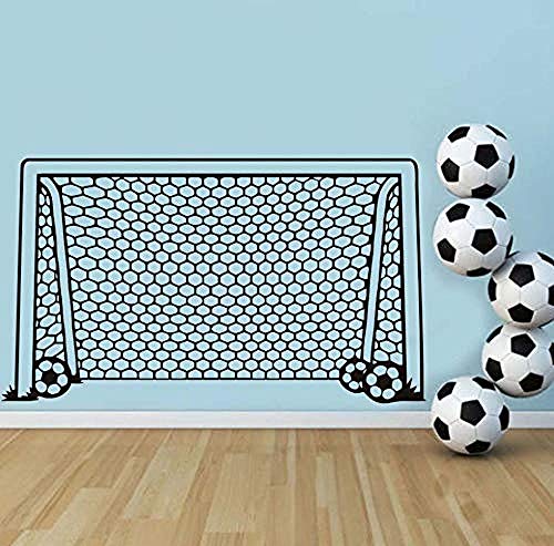 Wandaufkleber Fußball Fußballtor Net Ball Sport Wandtattoo Vinyl Decor Art Wandaufkleber Für Jungen Zimmer Kinder Kindergarten Wohnkultur Wandbild