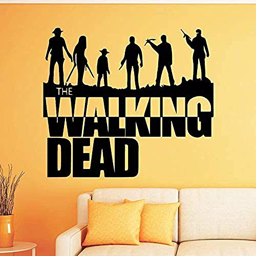 The Walking Dead Wandaufkleber Tapete Dekoration Wohnzimmer Wohnkultur Zubehör Vinyl Abnehmbare Wandtattoo Selbstklebende Xl 58Cmx67Cm