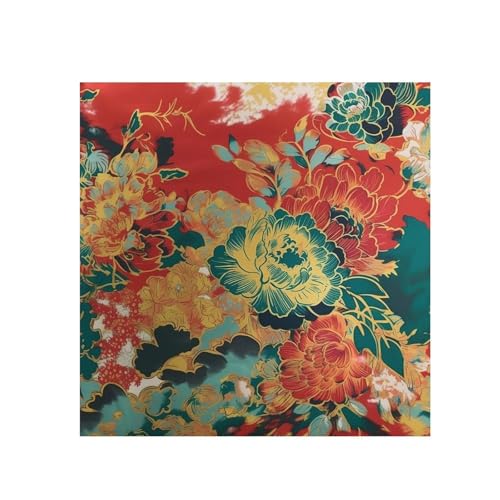 Wandtattoo, Motiv: Tier, Tiger, gestreift, bunt, Chinoiserie, Heimdekoration, Wandbild, Zitate, abziehen und aufkleben, Vinyl-Wandaufkleber für Kinderzimmer, Küche, Wanddekoration