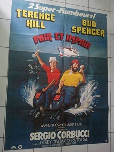 Hand und ungerade – 1978 – Terence Hill/Bud Spencer – 116 x 158 cm zeigt Cinema originelle