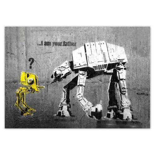 Wandtattoo, 100 x 70 cm, Aufschrift  I'm Your Father Banksy , Nr. H3896M_NS1Z