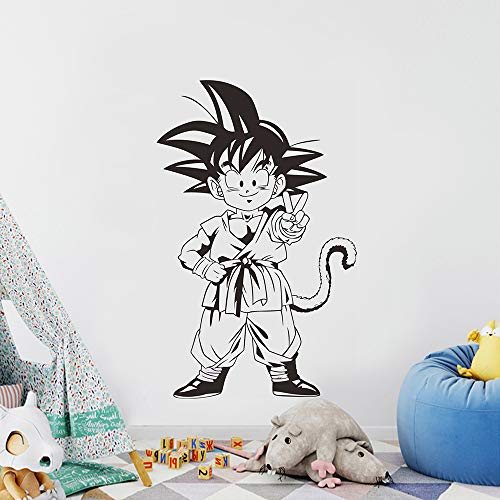 supmsds Charakter Vinyl Anime Kinderzimmer Dekor Kinderzimmer Kunstwand Entfernbare Wandaufkleber 43x68 cm