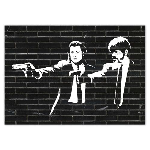Wandtattoo, Motiv: Banksy Fiction Nr. H2090Z_NS1A5, 21,00 x 14,80 cm