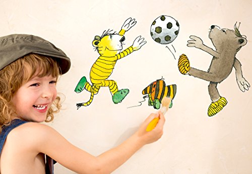 Wandtattoo Janosch Tigerente, kleiner Bär und Tiger