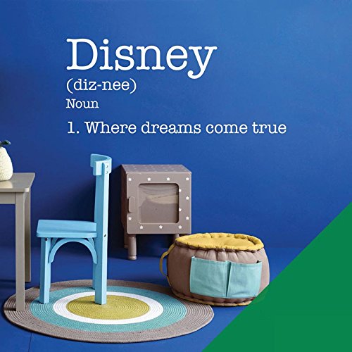 Disney Wandtattoo / Wandaufkleber, Motiv Wiese, Wo Träume kommen wahr