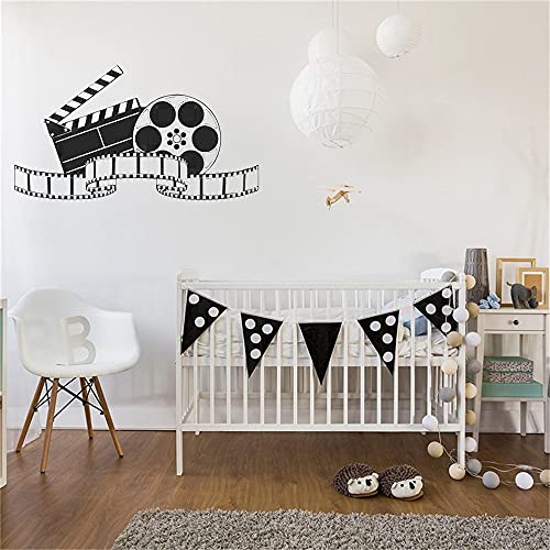 Vinyl Wandtattoo Schießen Kunst Film Wandaufkleber Design Filmvorführung Wandmalerei Wandaufkleber A1 57x32cm