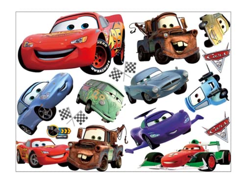 Cars 3D Aufkleber Cars Wandtattoo Cars Wandaufkleber Cars Wandsticker Cars Disney Wandtattoo Cars Kinderzimmer Dekoration Abnehmbare Aufkleber Wall Stickers Cars