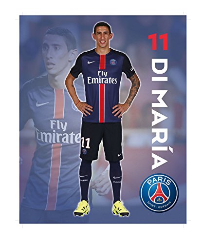 Großes Plakat, laminiert, PSG – Angel Di Maria – offizielle Kollektion von Paris Saint Germain