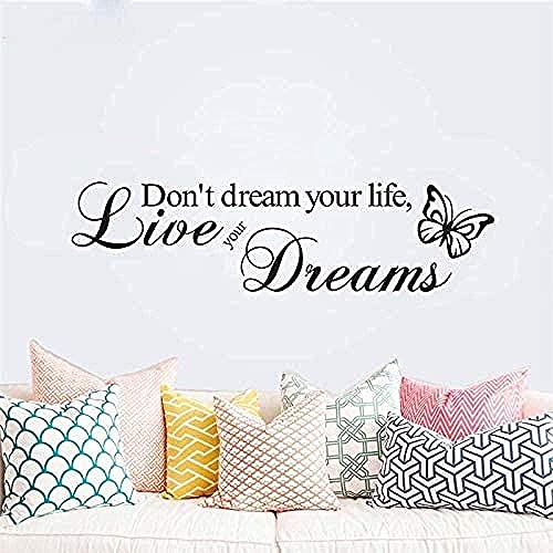 Wandsticker Dekorative Kunstabziehbilder Träume Nicht Für Dein Eigenes Leben Kinderzimmer Zuhause Wohnzimmer Kinderzimmer 28Cmx43Cm