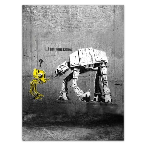 Wandtattoo, 30 x 40 cm, Aufschrift  I'm Your Father Banksy , Nr. H3896M_NS1D