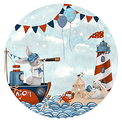 Little Deco Wandtattoo Wandsticker Kinderzimmer Wandaufkleber Tiere Schiff Meer Pirat Wanddeko Spielzimmer Schlafzimmer Junge Mädchen Baby selbstklebend DL606-9