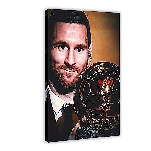 TABOSI Leinwandposter mit Fußballstern, Lionel Messi 5, 60 x 90 cm