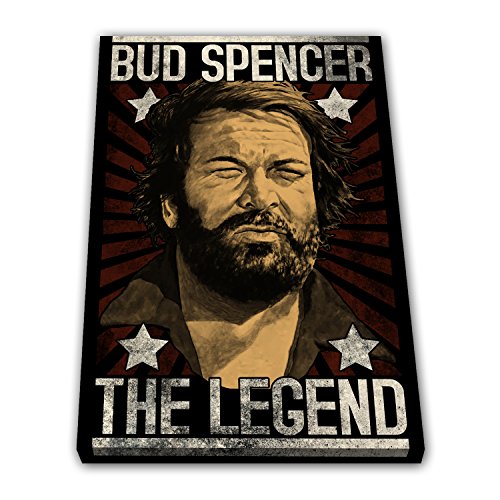 Bud Spencer - Legend - Leinwand (50x75cm)