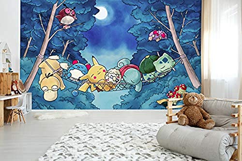 3d wandbilder für pokemon 272 japan anime spiel tapete mural cartoon abnehmbare wandbild selbstklebende große tapete uk acmy 250x175 cm