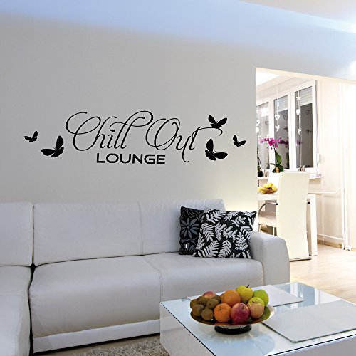 KINGZDESIGN® W105 Wandtattoo - Aufkleber - Chill Out Lounge