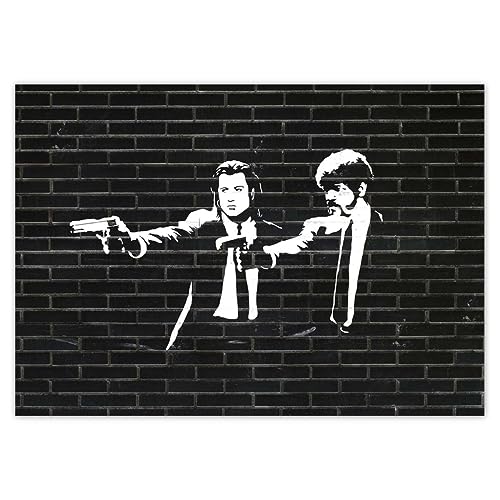 Wandtattoo, Banksy Fiction Nr. H2090M_NS1A3, 42 x 29,7 cm