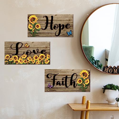 Wandtattoo Sonnenblume Wandsticker Wanddeko für Wohnzimmer Schlafzimmer Sofa Hintergrund,Wandaufkleber Kinderzimmer Mädchen und Jungs,Wandaufkleber Diy Wandkunst Dekor