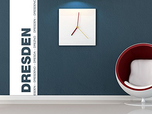 Klebeheld® Wandtattoo Banner der Stadt Dresden