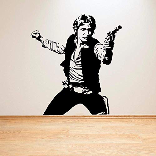 Vinyl Wandkunst Wandbild Star Wars Solo Poster Wandtattoo Home Decoration Abnehmbare Moive Wandaufkleber 57 * 63Cm