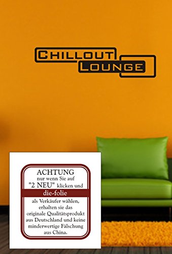 blattwerk-design Chillout Lounge Wandfolie Schwarz