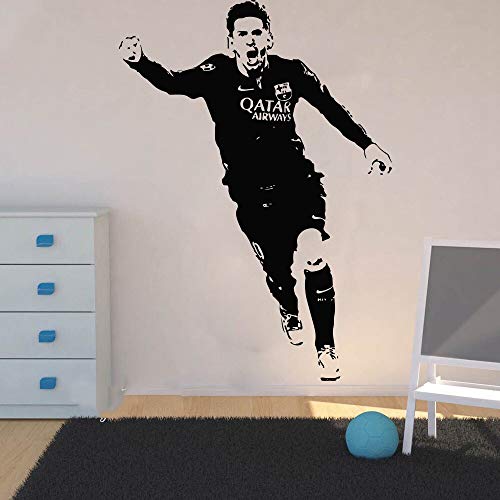 Wandtattoo Kinderzimmer Lionel Messi Barcelona Fußballspieler Wandaufkleber Schlafzimmer Jungen Zimmer Argentinien Fußball Sport