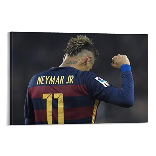Neymar Jr 2023 Fußball Leinwand-Kunstdrucke, Poster, Foto, Bild, Malerei, Poster, Raumdekoration, 20 x 30 cm
