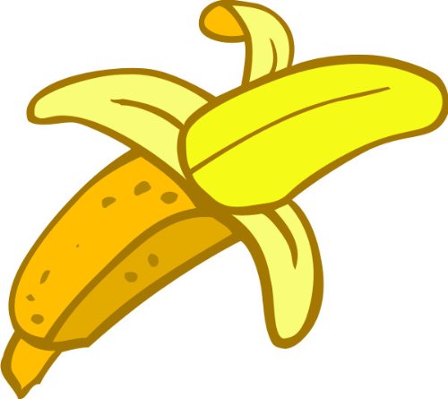 INDIGOS UG - Wandtattoo Wandsticker Wandaufkleber Aufkleber bunt ME141 Banane Obst Frucht Palmen Afrika Karibik 120 x 107 cm