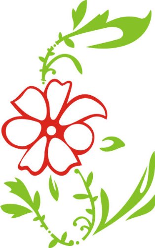 PEMA INDIGOS UG - Wandtattoo Wandsticker Wandaufkleber Aufkleber - Wandaufkleber DF62 Mehrfarbig Hibiskus - Blume 190 x 120 cm