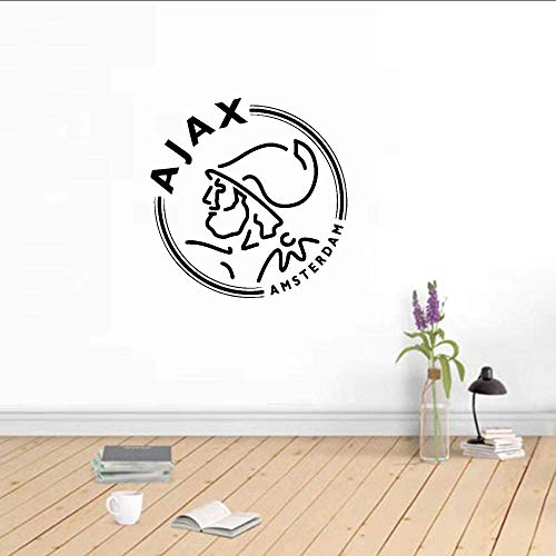 Wandaufkleber Fußballaufkleber Real Madrid Amsterdam Fc Logo Wandaufkleber Kunst Aufkleber Vinyl Aufkleber für Büroraum Aufkleber Wallpaper Poster 58Cm X 58Cm