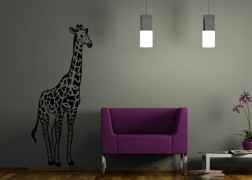 Wandtattooladen Wandtattoo - Giraffe Größe:30x70cm Farbe: lichtblau