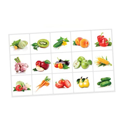 Housoutil Wandtattoo Küche Obst Aufkleber Für Küchendekorationen Obstaufkleber Für Die Küchenwand Küchenölfester Aufkleber Wasserdichter Aufkleber Für Die Küche Applikationen Aluminiumfolie