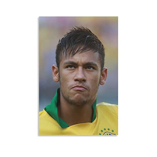 Persimmon Neymar Jr 2023 Fußball Leinwandbild Poster Wandkunst Dekorative Bild Drucke Moderne Dekoration 20 x 30 cm