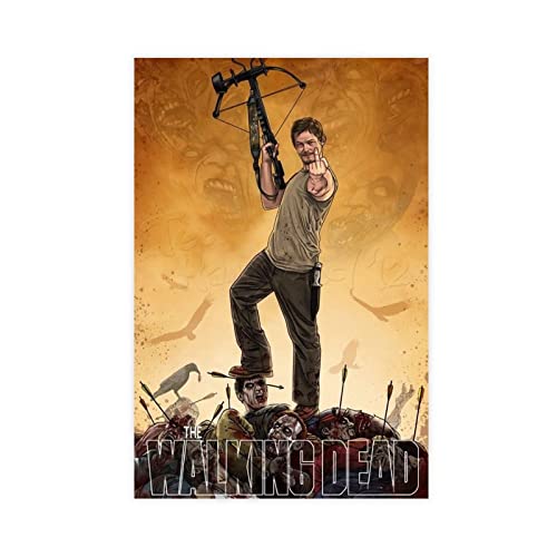 SLUMA The Walking Dead Poster (35) Leinwand-Poster, Wandkunst, Dekordruck, Bild, Gemälde für Wohnzimmer, Schlafzimmer, Dekoration, ungerahmt, 30 x 45 cm