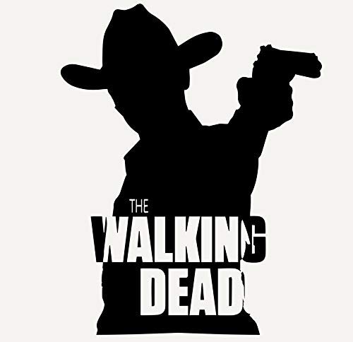 Klassische Abnehmbare Walking Dead Wandtattoo Cowboy Wandtattoo Home Deco Wandaufkleber Auto Aufkleber Schlafzimmer Wandbild 22X28 Zoll