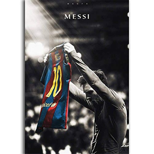 Lionel Messi Fußball Fußball Super Classic Wandposter Home Wall Decor Geschenk Kunstwerk Kunstdruck auf Leinwand   – ungerahmt