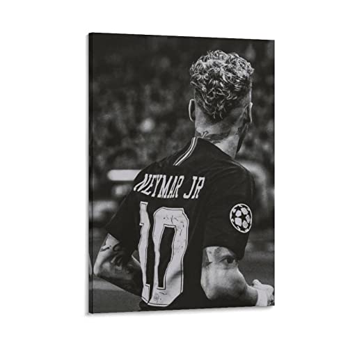 Neymar Jr 2023 Fußball-Bilddruck, Wandkunst, Poster, Malerei, Leinwand, Poster, Kunstwerke, Raumästhetik, 20 x 30 cm