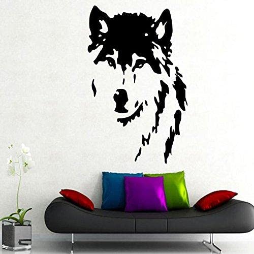 Wandtattoo/Wandaufkleber, Motiv Wolf/Hund/Tiere, Vinyl