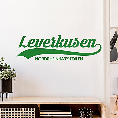 Leverkusen Nordrhein-Westfalen Wandtattoo Wandaufkleber Wall Sticker - Dekoration, Küche, Wohnzimmer, Schlafzimmer, Badezimmer